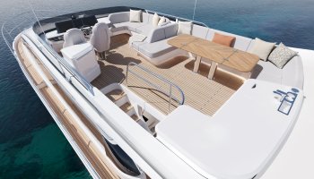 The latest model in the Flybridge range, the all-new Princess F58!