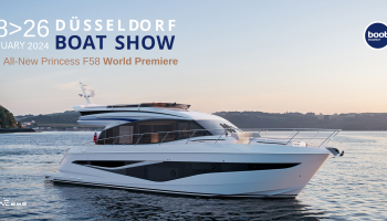 Princess F58 makes its world premiere at Boot Düsseldorf 2025