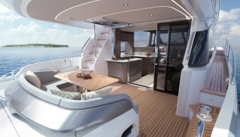 LE DERNIER MODÈLE DE LA GAMME FLYBRIDGE, LE TOUT NOUVEAU PRINCESS F58 !